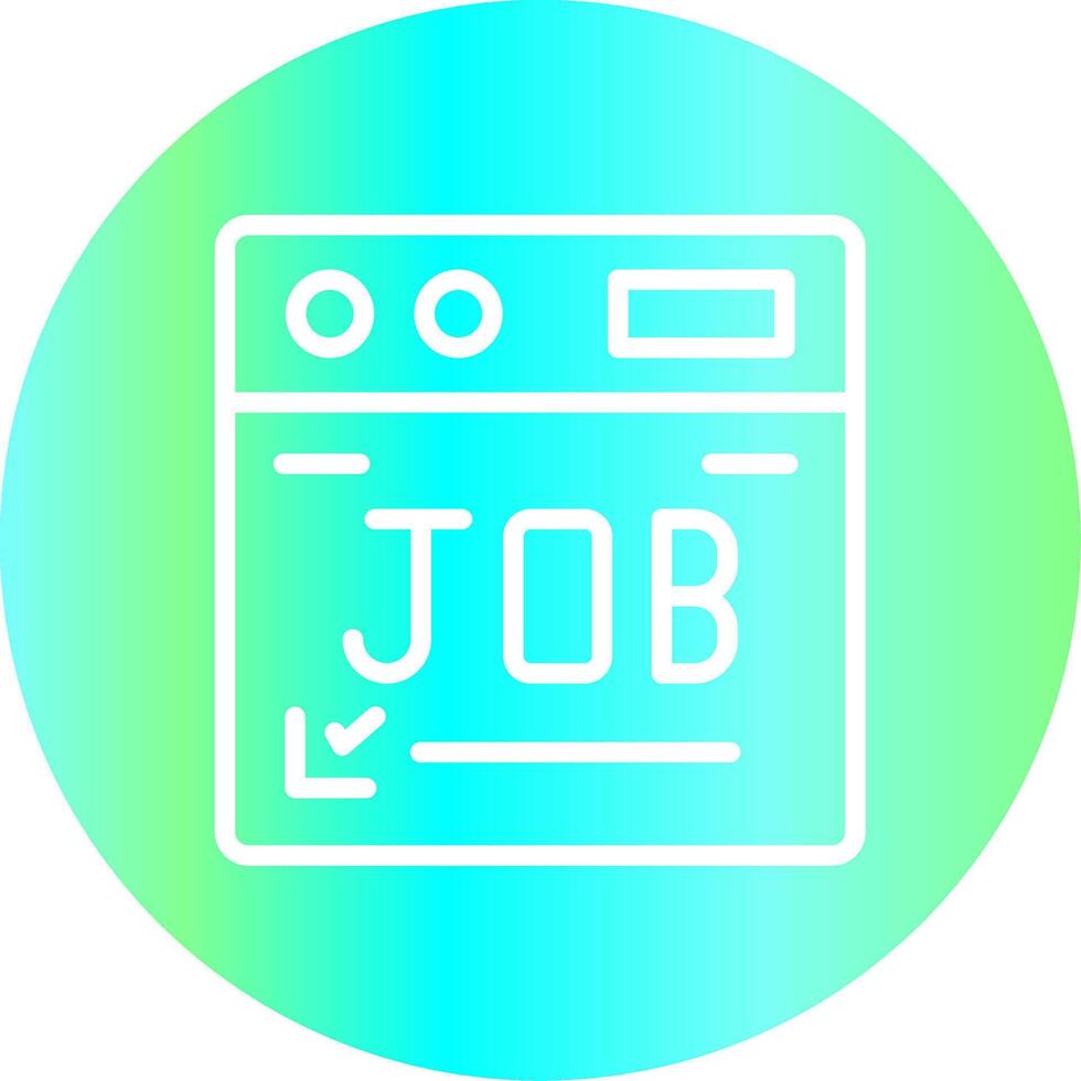 Job kreatives Icon-Design vektor