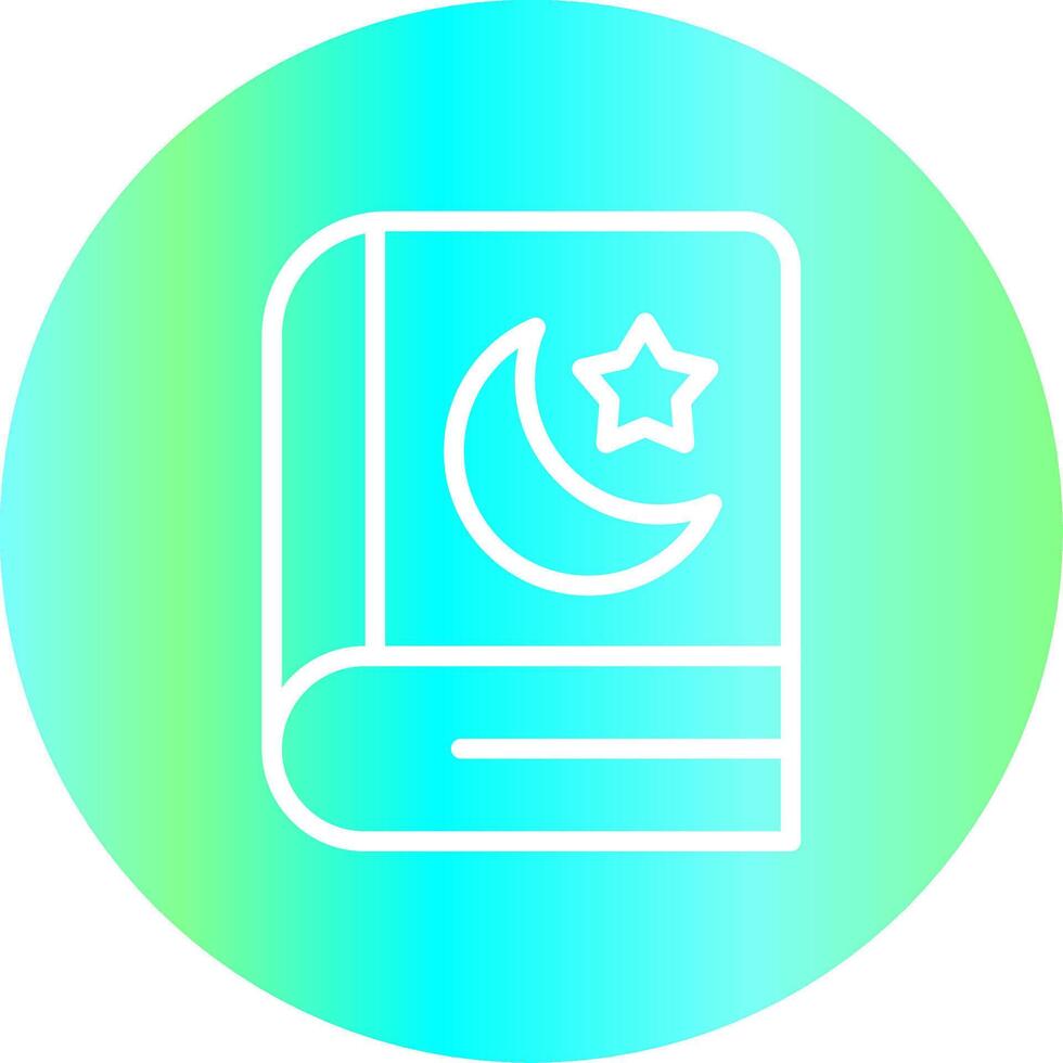 Koran kreatives Icon-Design vektor