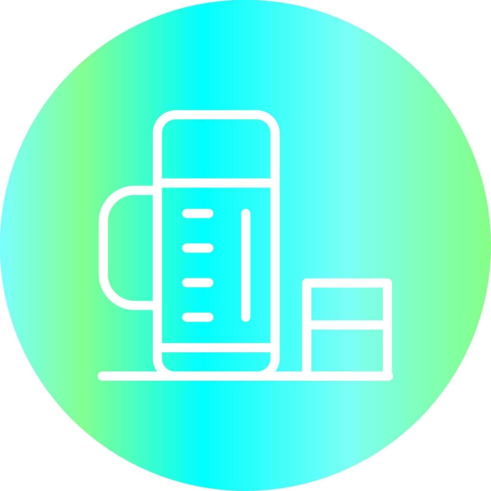 Thermos kreatives Icon-Design vektor