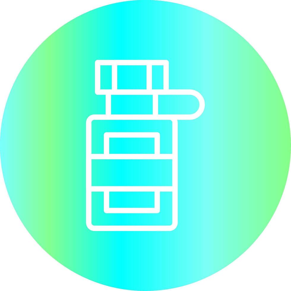 Wasserflasche kreatives Icon-Design vektor