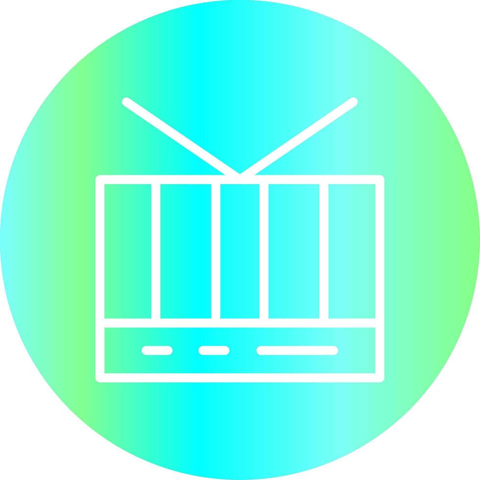 kreatives Icon-Design für das Fernsehen vektor