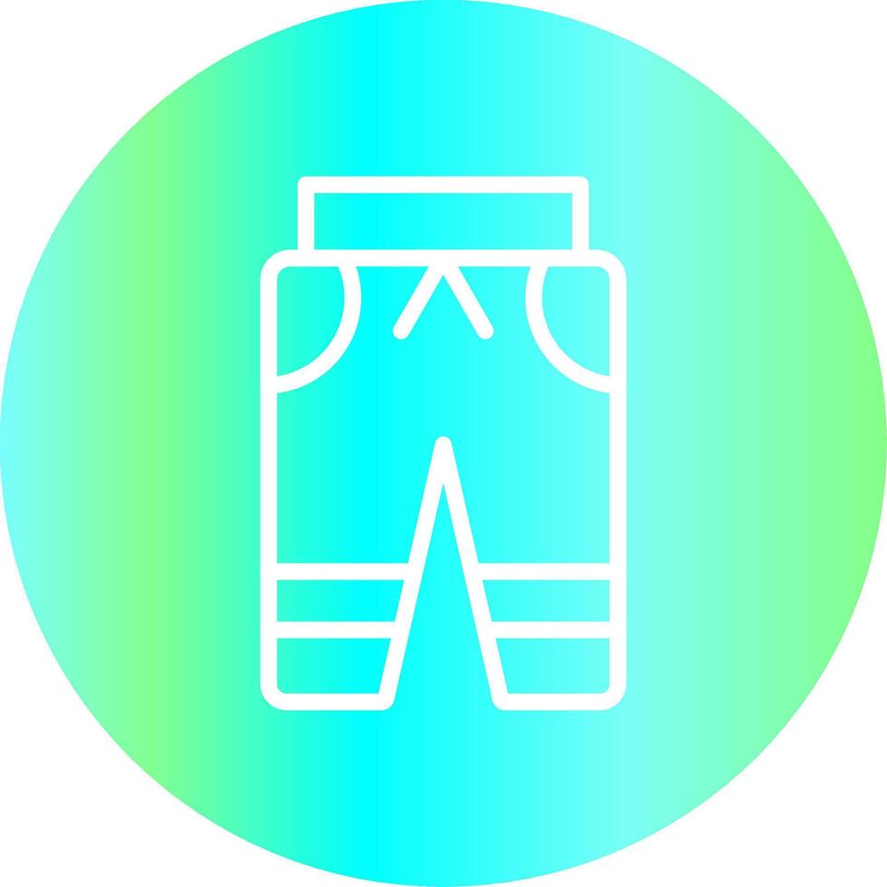 Skihose kreatives Icon-Design vektor