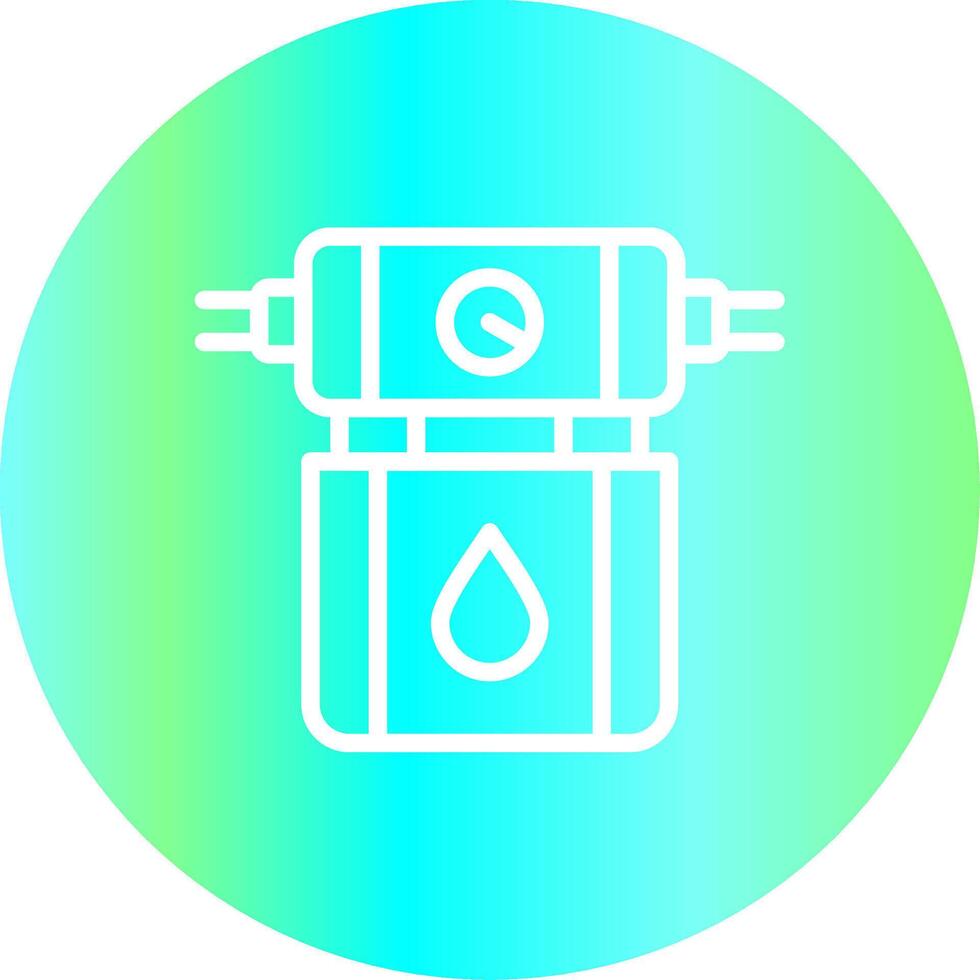 Wasserfilter kreatives Icon-Design vektor