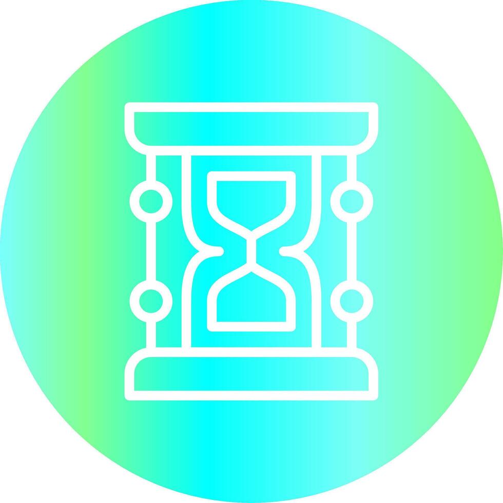 Sanduhr kreatives Icon-Design vektor