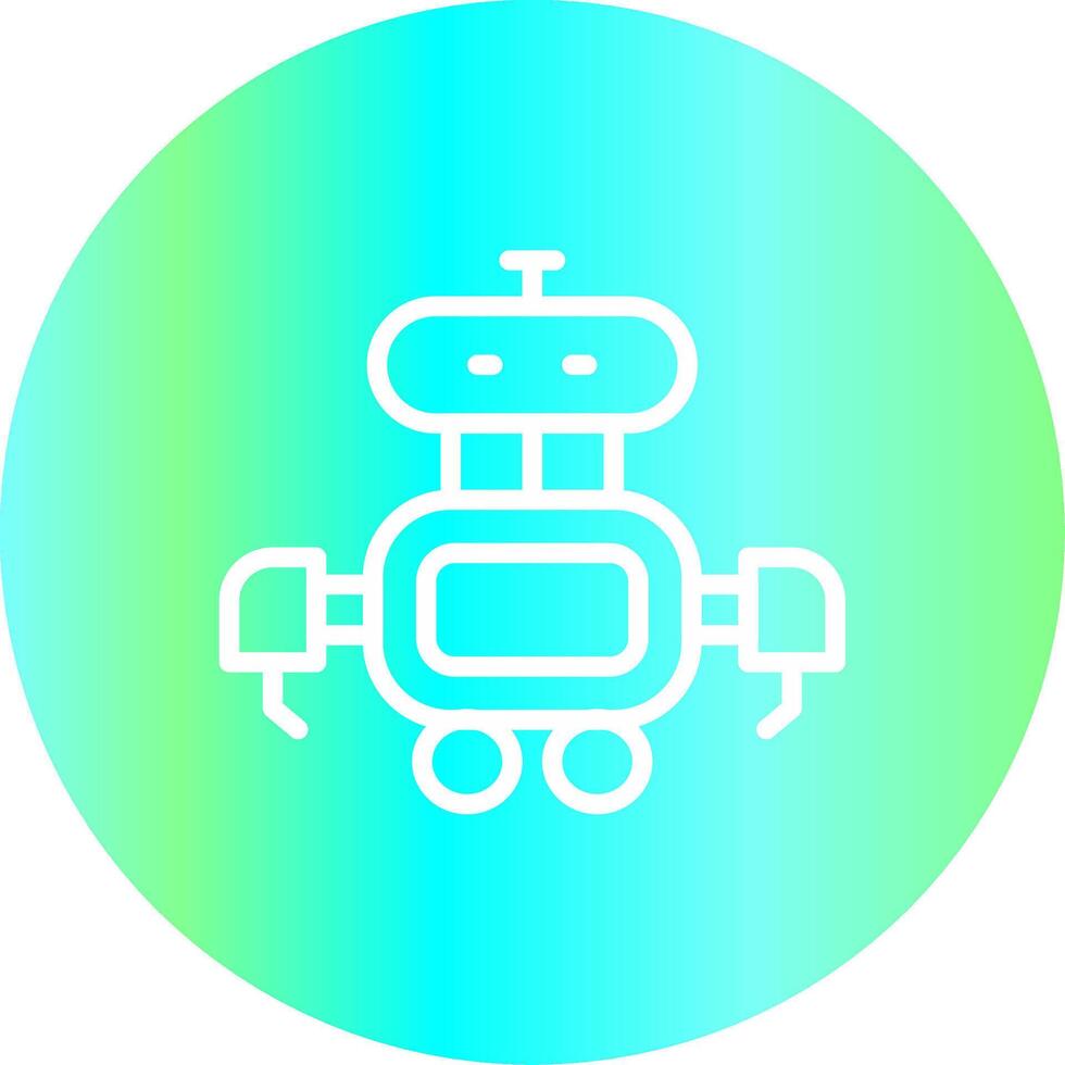 robot kreativ ikon design vektor