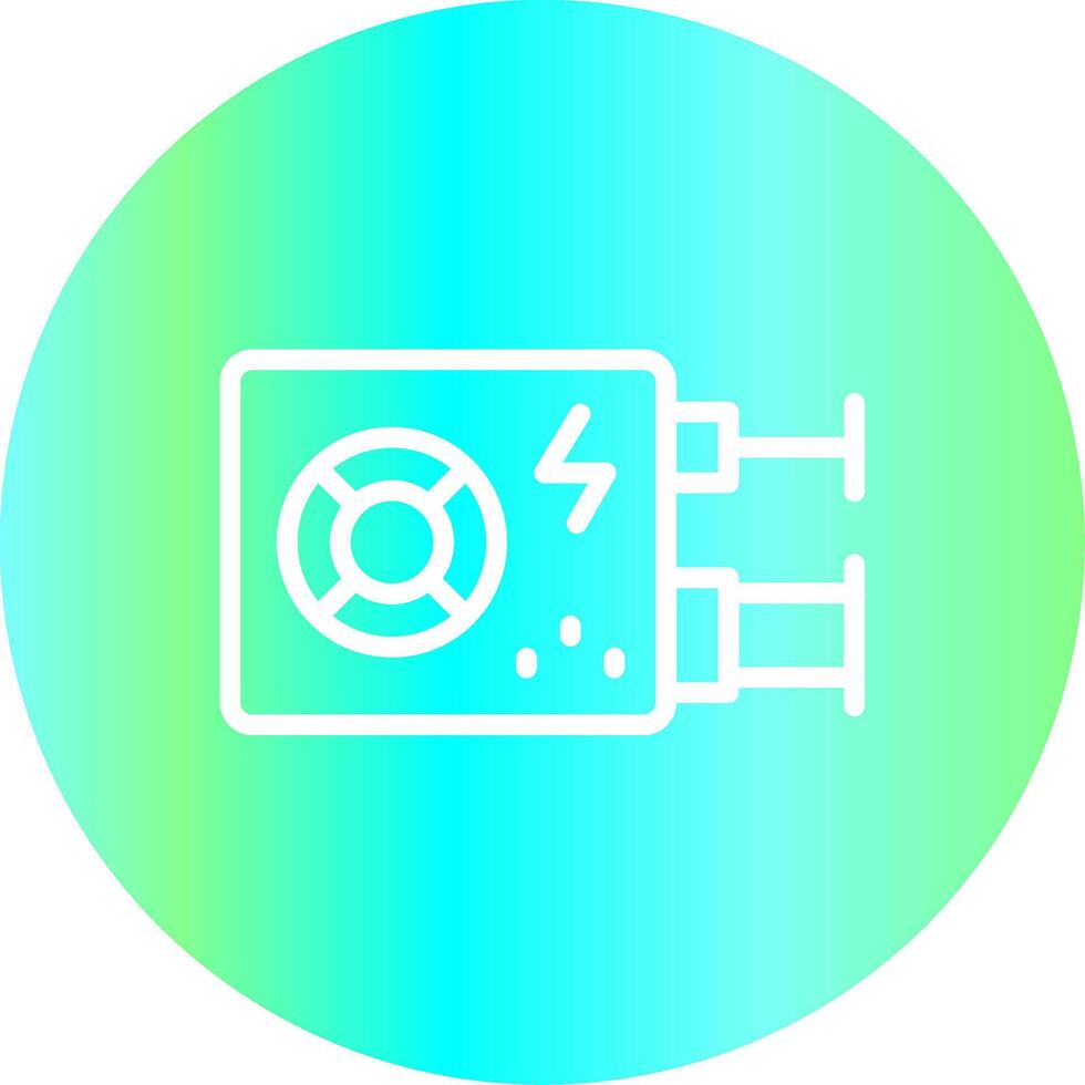 Stromversorgung kreatives Icon-Design vektor