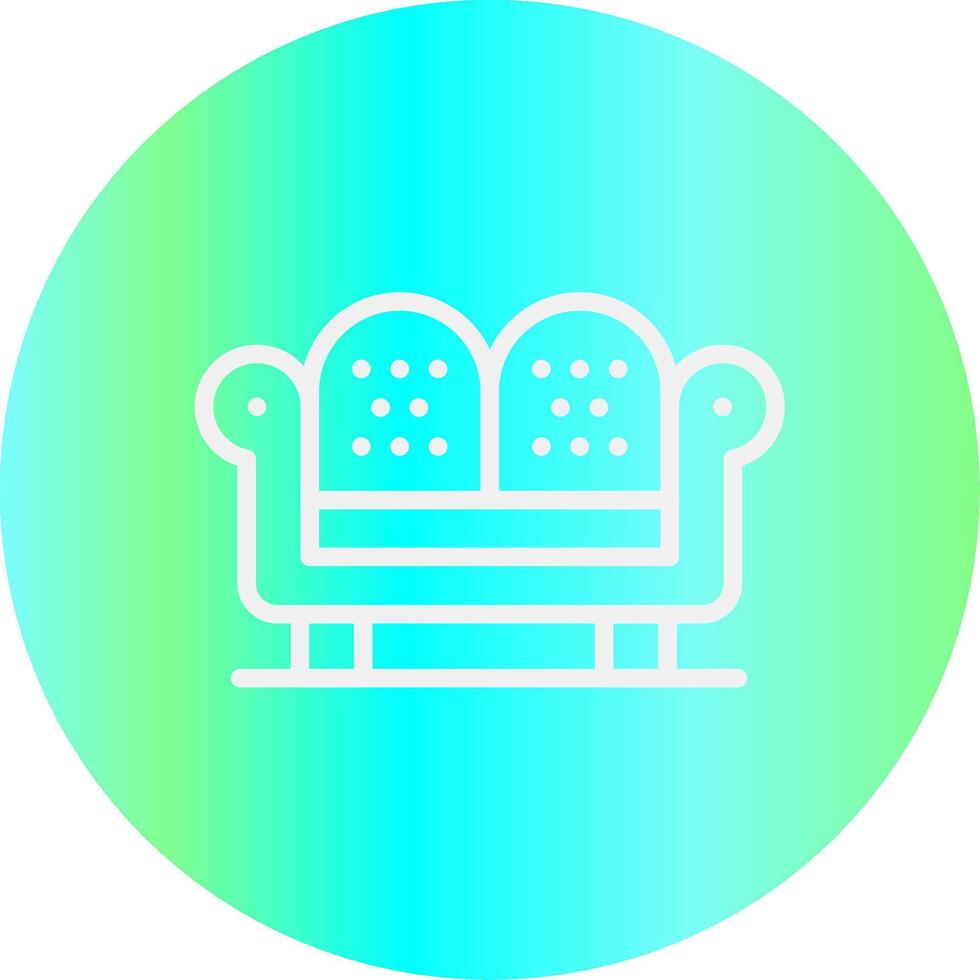 Couch kreatives Icon-Design vektor