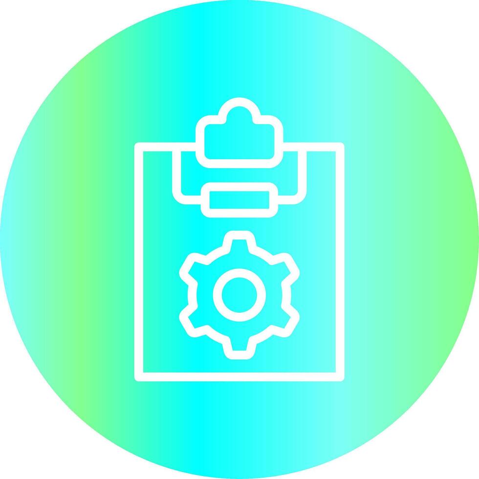 Zwischenablage kreatives Icon-Design vektor