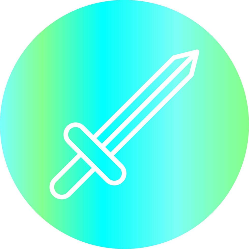 spel svärd kreativ ikon design vektor