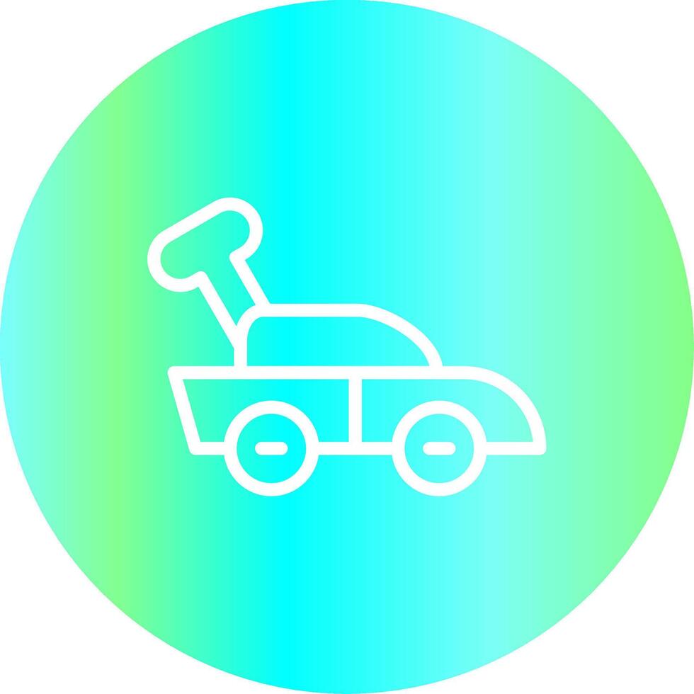 Auto Spielzeug kreativ Symbol Design vektor