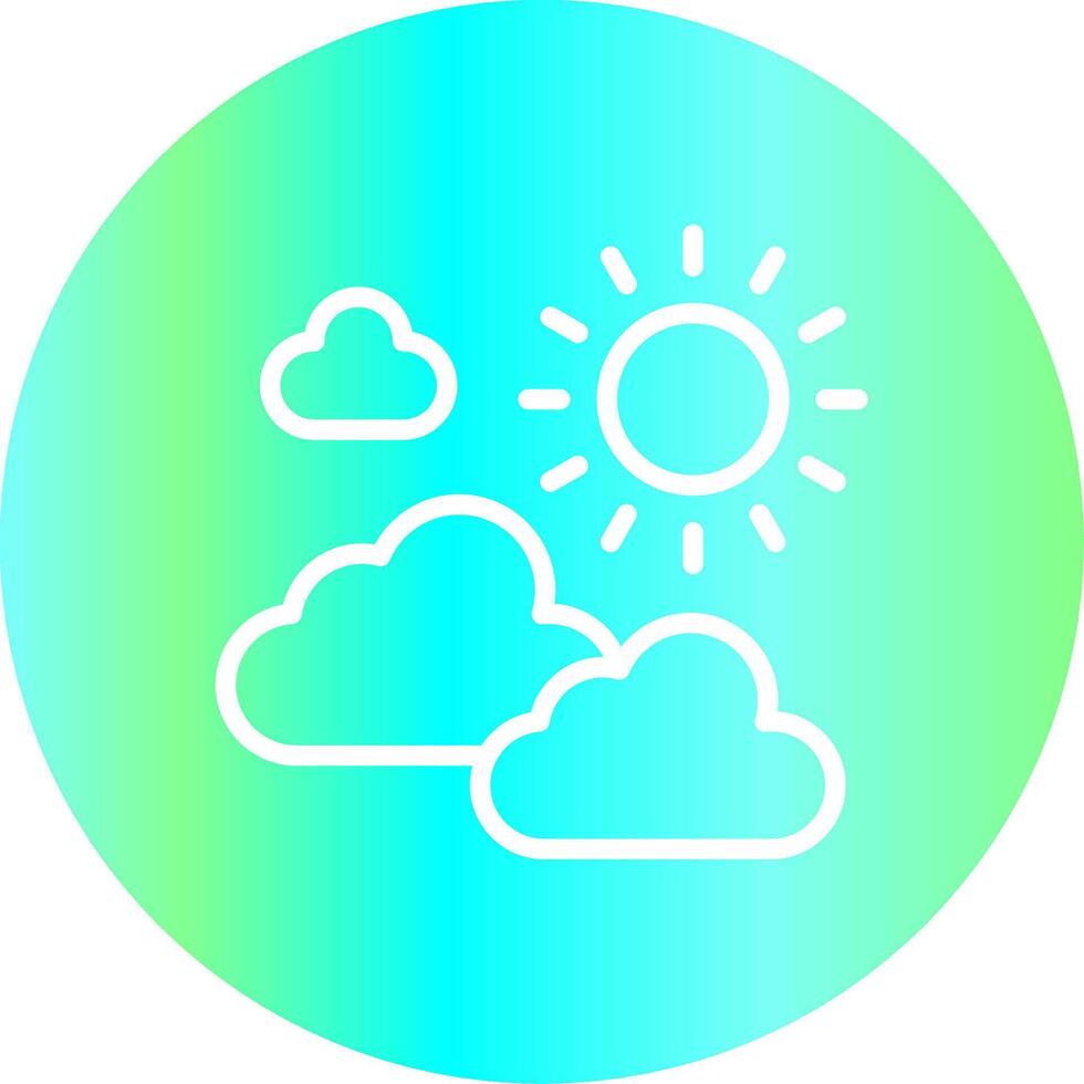 Sonne kreatives Icon-Design vektor