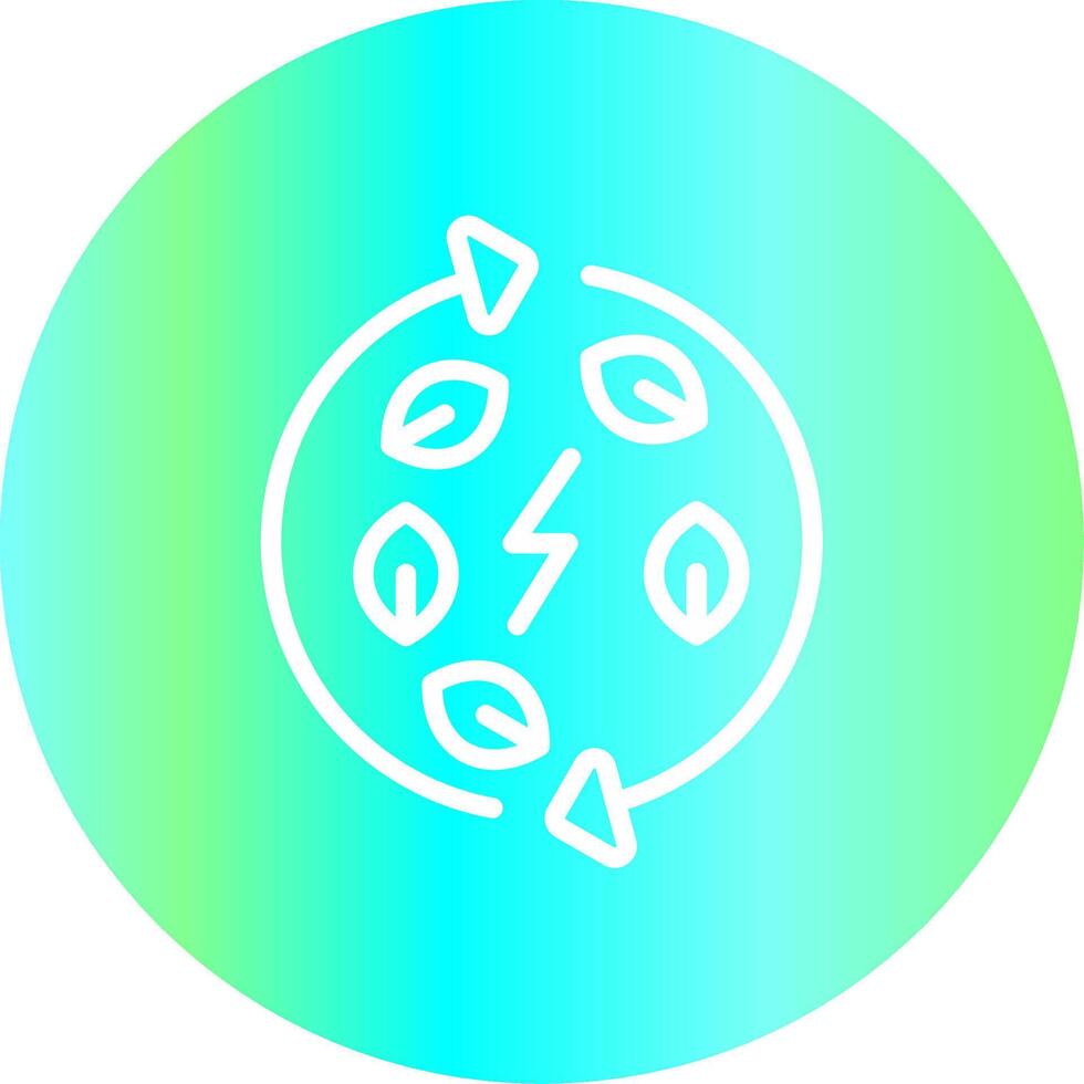 Öko Energie kreativ Symbol Design vektor