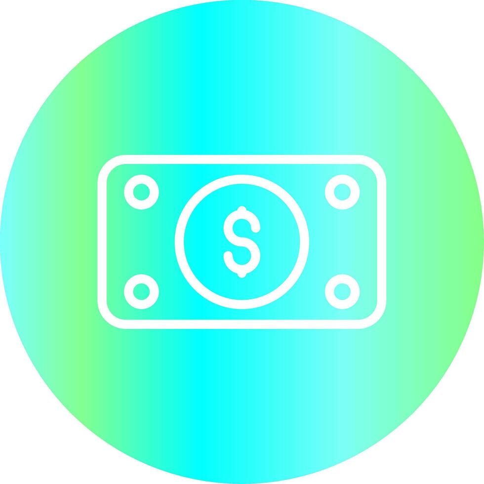 Geld Rechnung Welle kreativ Symbol Design vektor