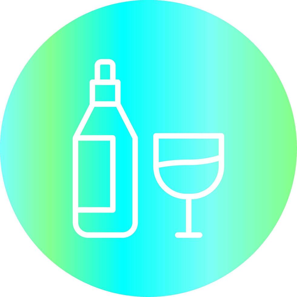 Wein kreatives Icon-Design vektor