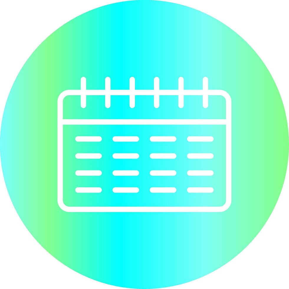 Kalender kreatives Icon-Design vektor