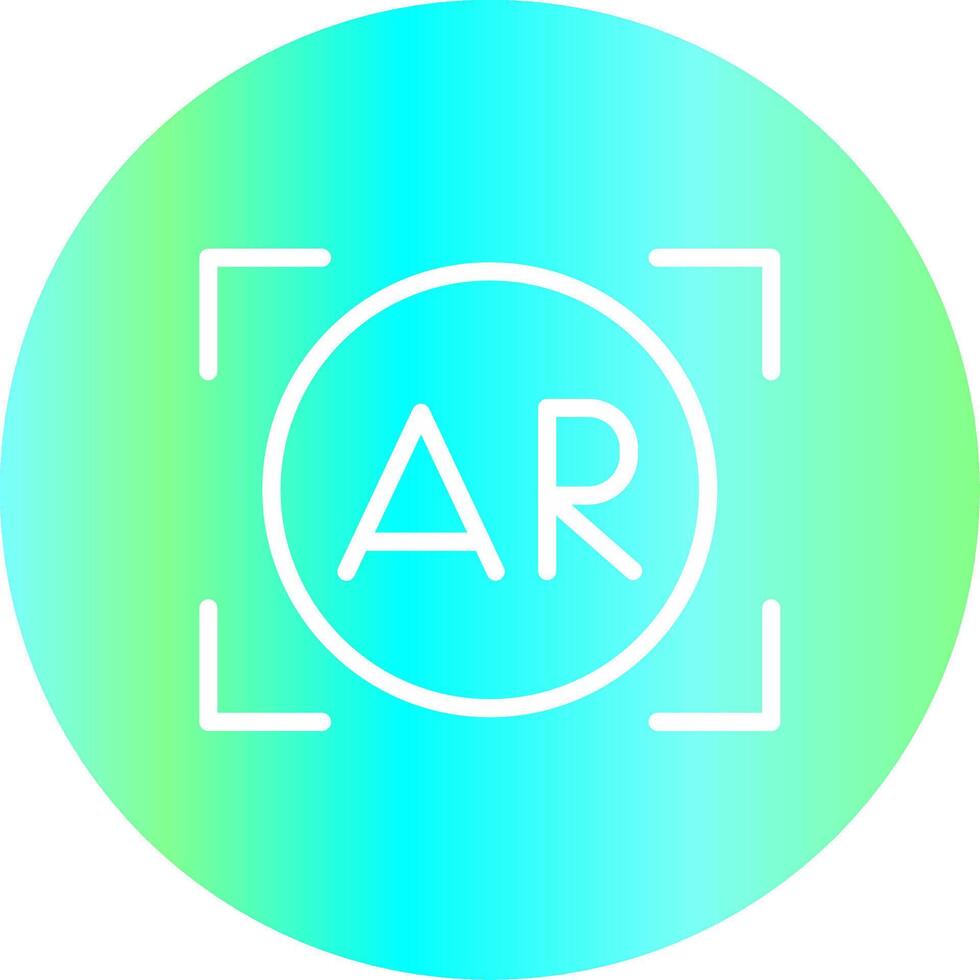 ar Schießen kreativ Symbol Design vektor