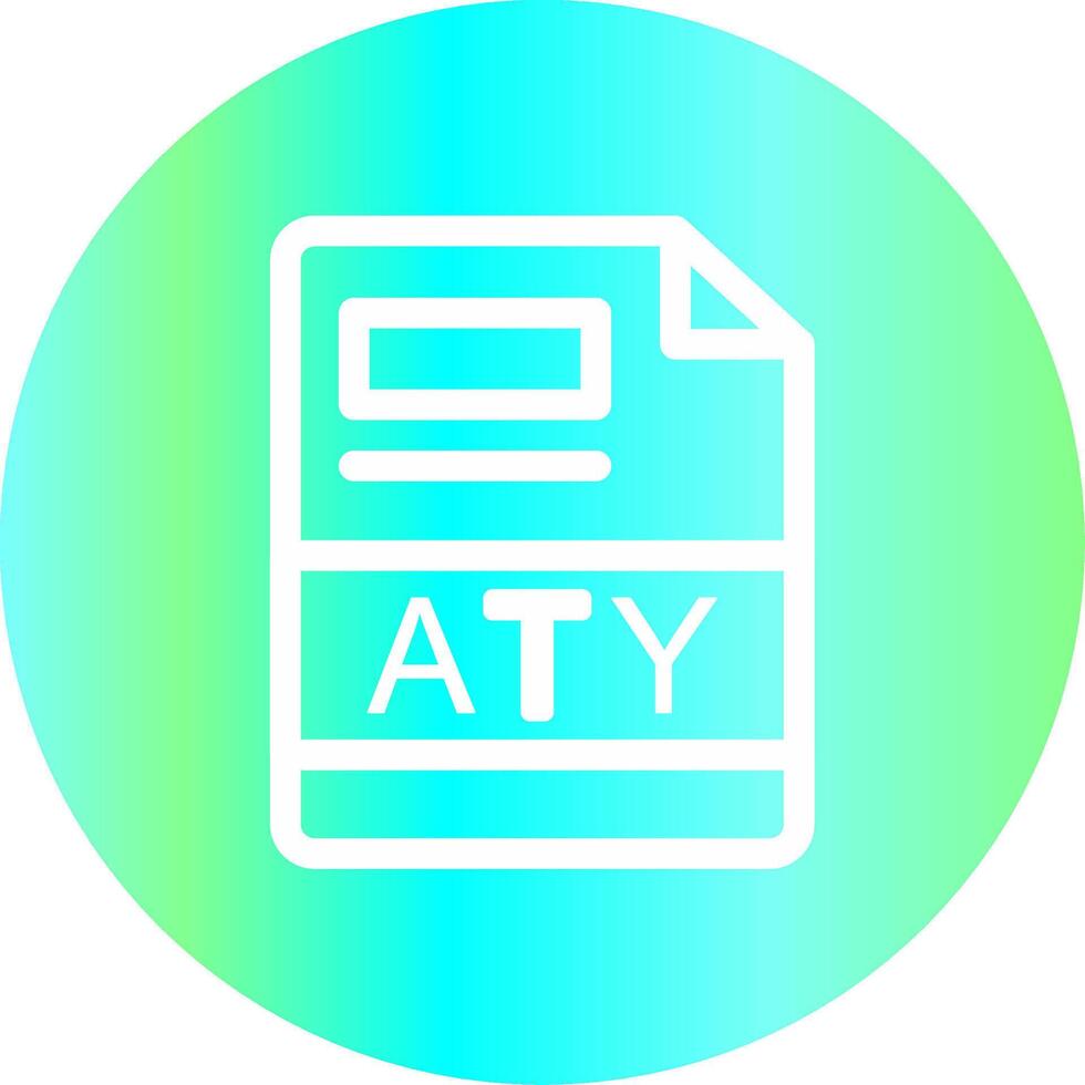 aty kreativ Symbol Design vektor