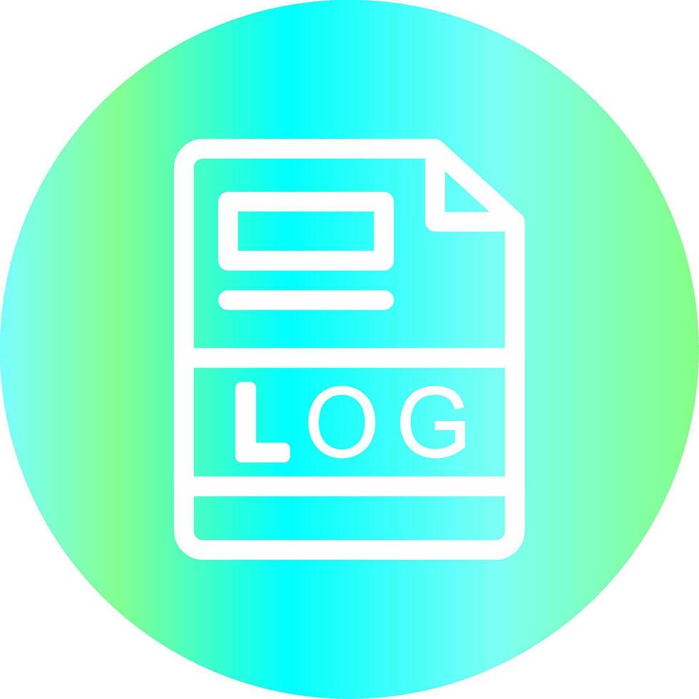 Log kreatives Icon-Design vektor