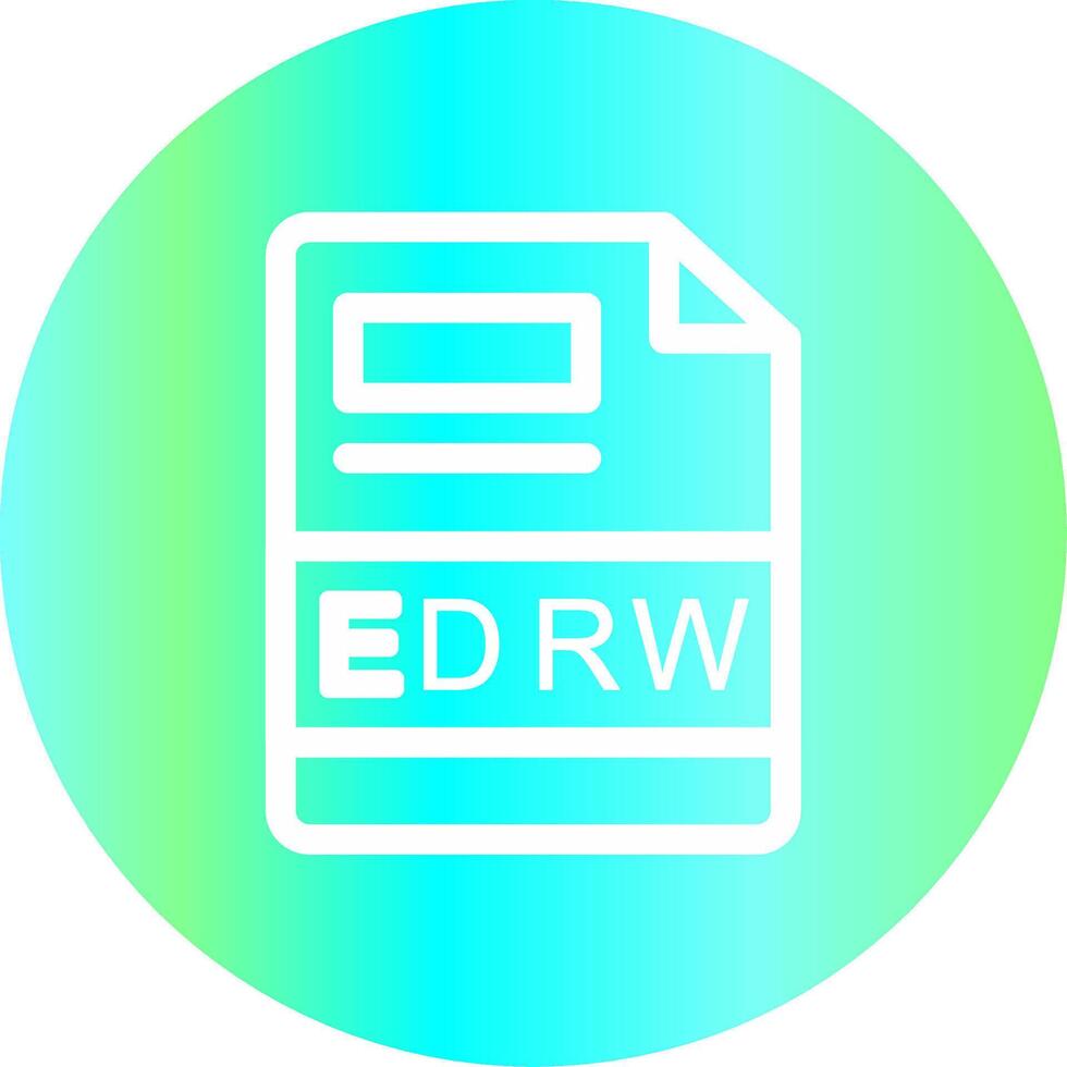 edrw kreativ ikon design vektor