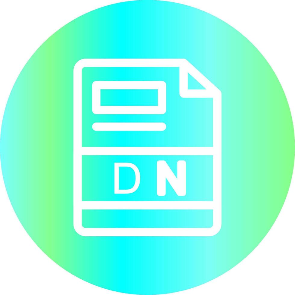 dn kreativ Symbol Design vektor