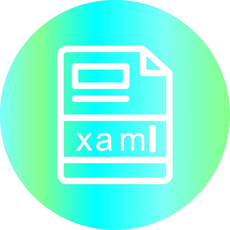 xaml kreativ ikon design vektor