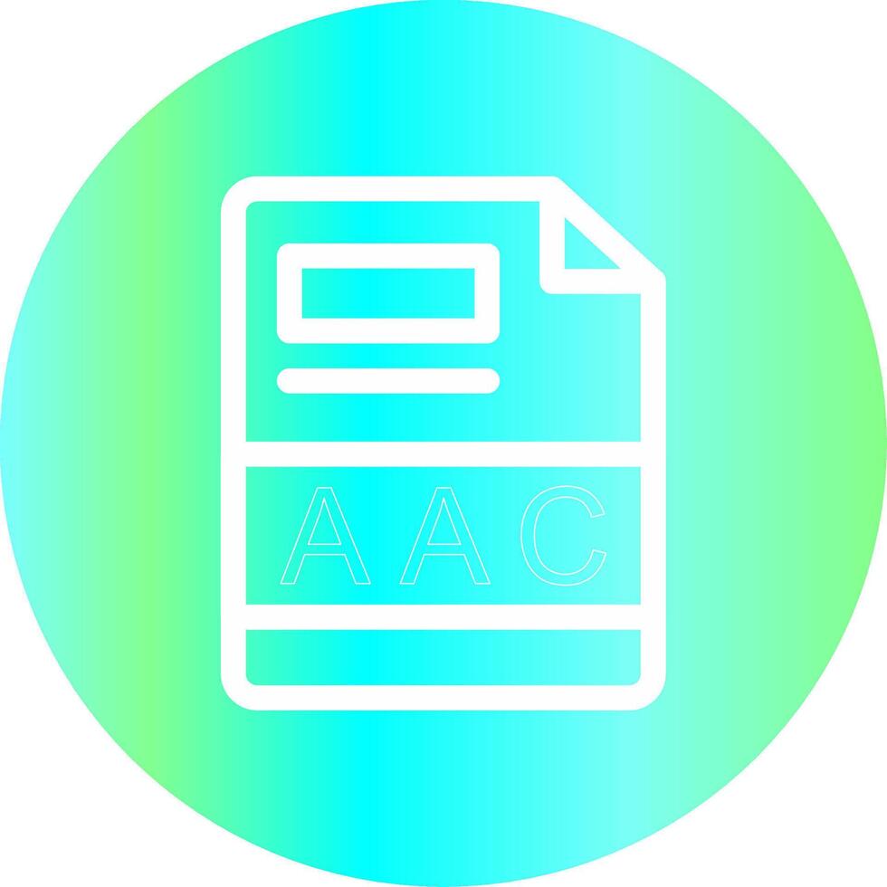 aac kreativ Symbol Design vektor