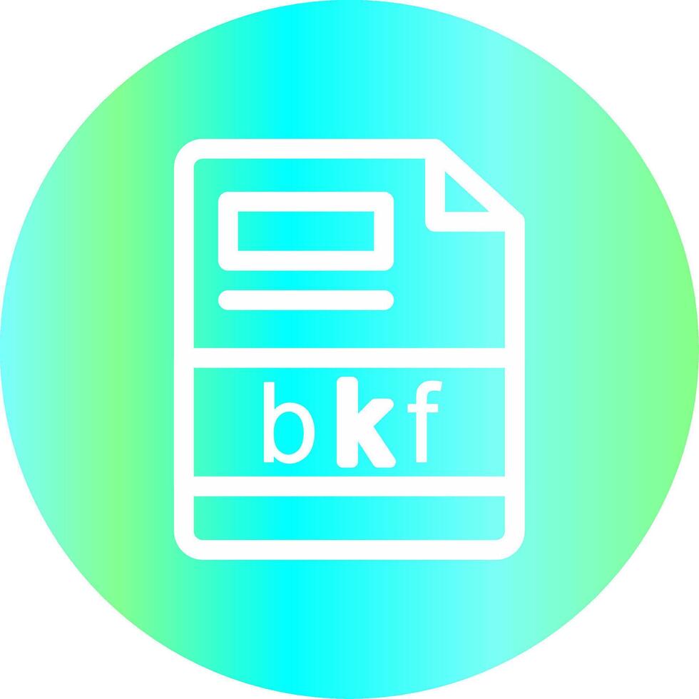 bkf kreativ Symbol Design vektor