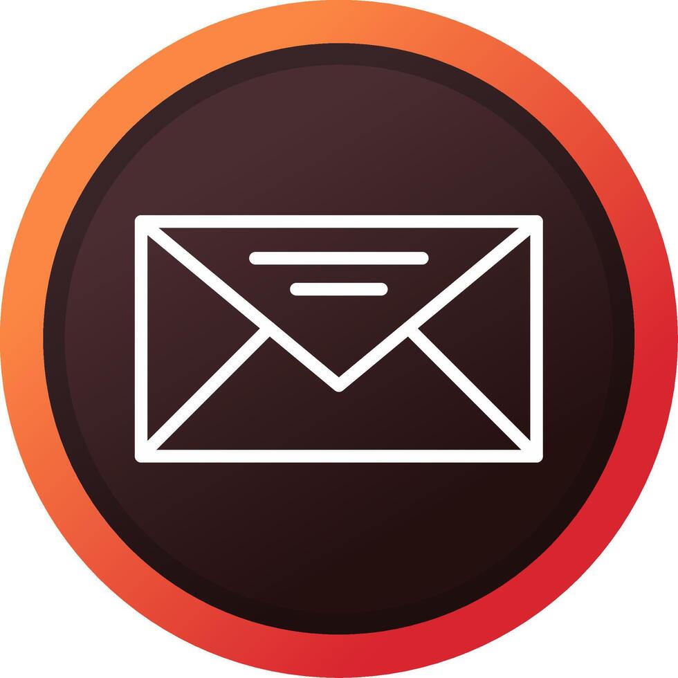 E-Mail kreatives Icon-Design vektor