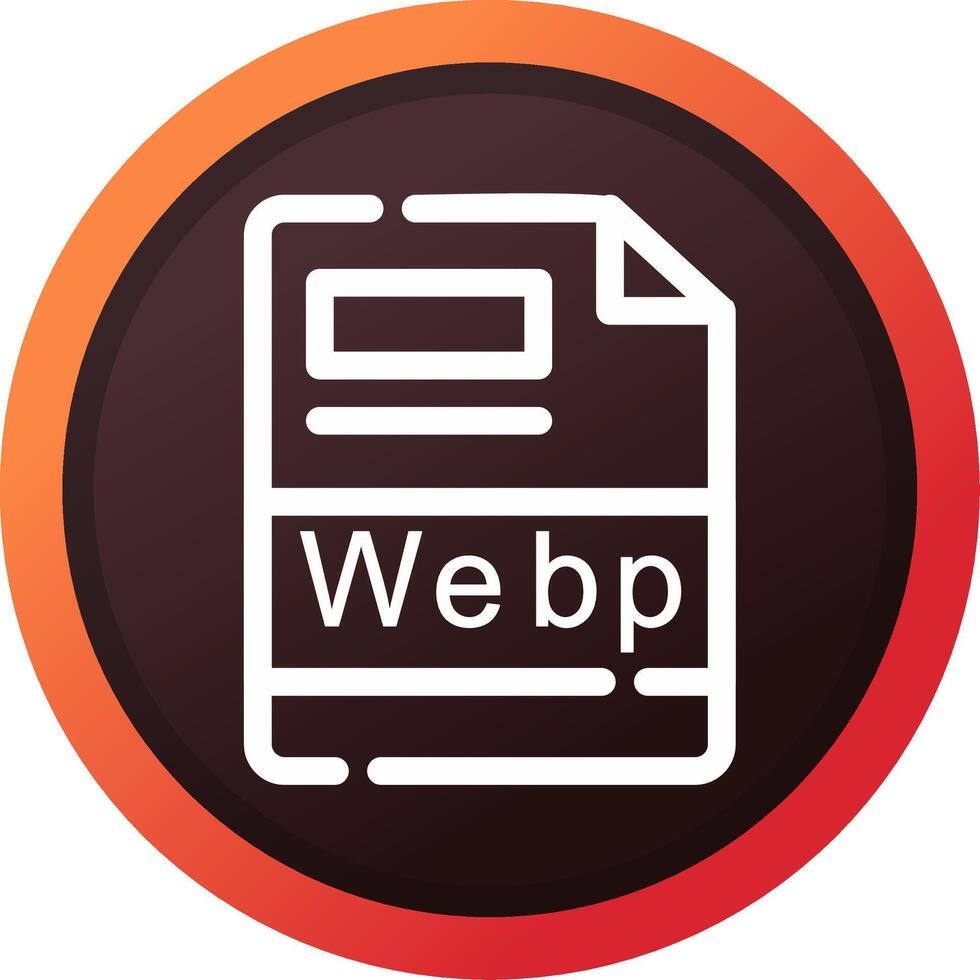 webp kreativ Symbol Design vektor