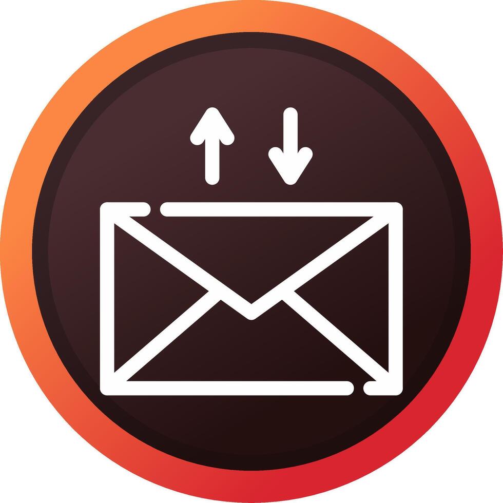 E-Mail kreatives Icon-Design vektor