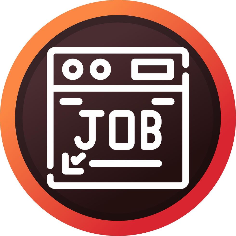 Job kreatives Icon-Design vektor