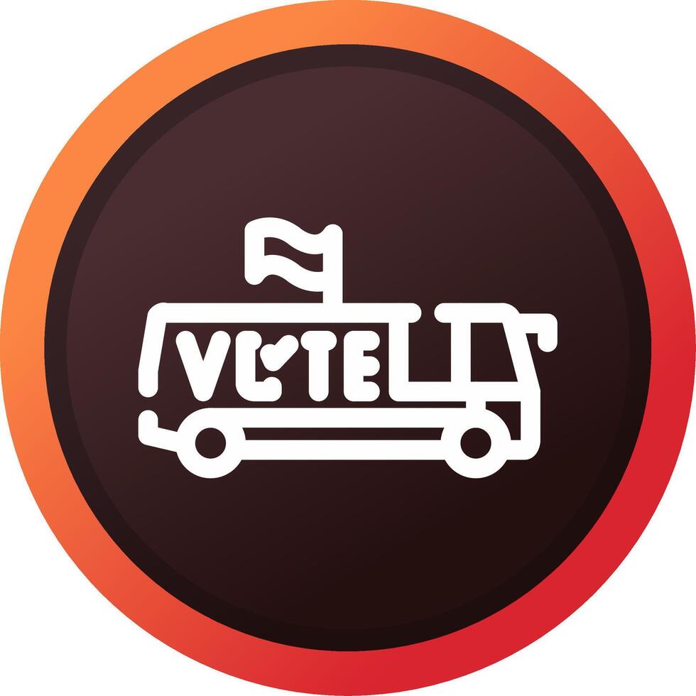 Bus kreatives Icon-Design vektor