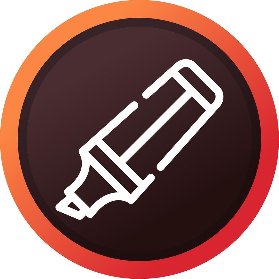 Textmarker kreatives Icon-Design vektor