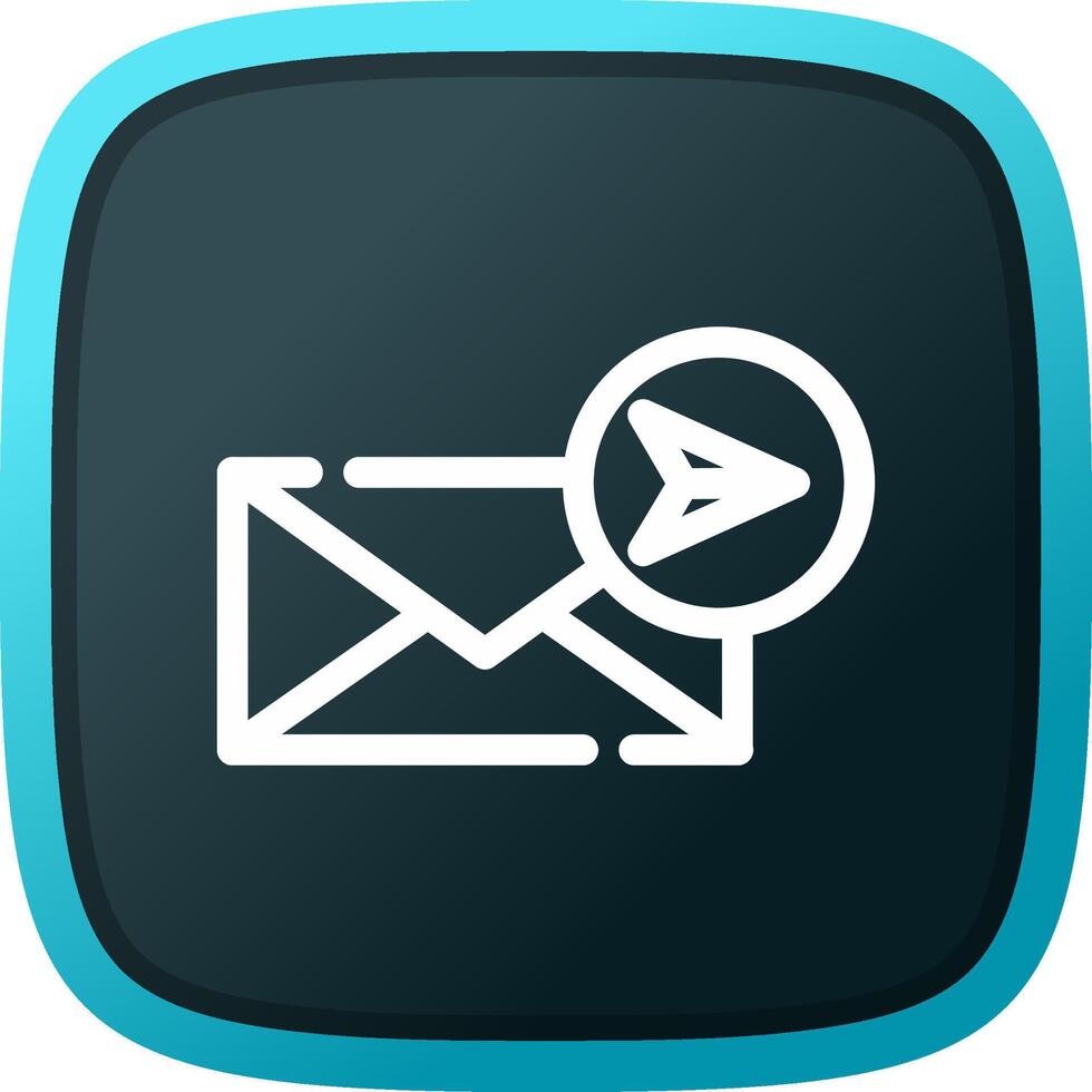 E-Mail kreatives Icon-Design senden vektor