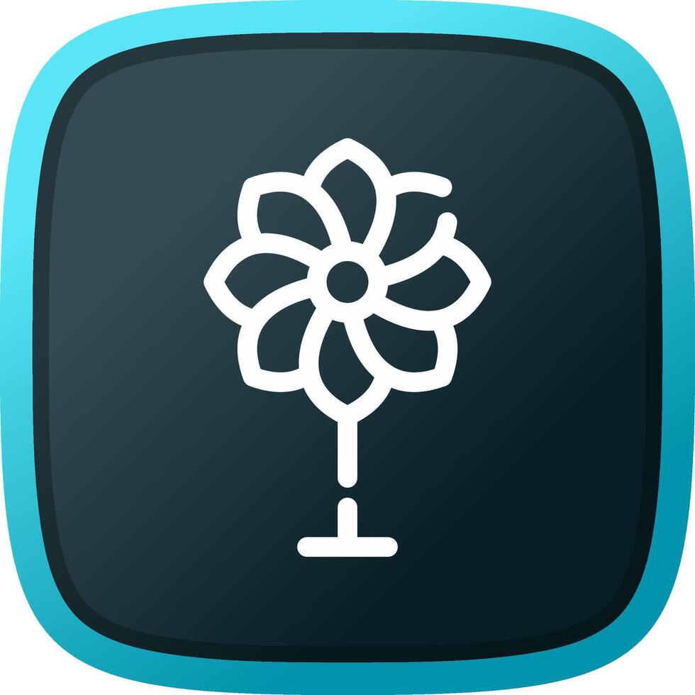 kreatives Icon-Design mit Blumen vektor