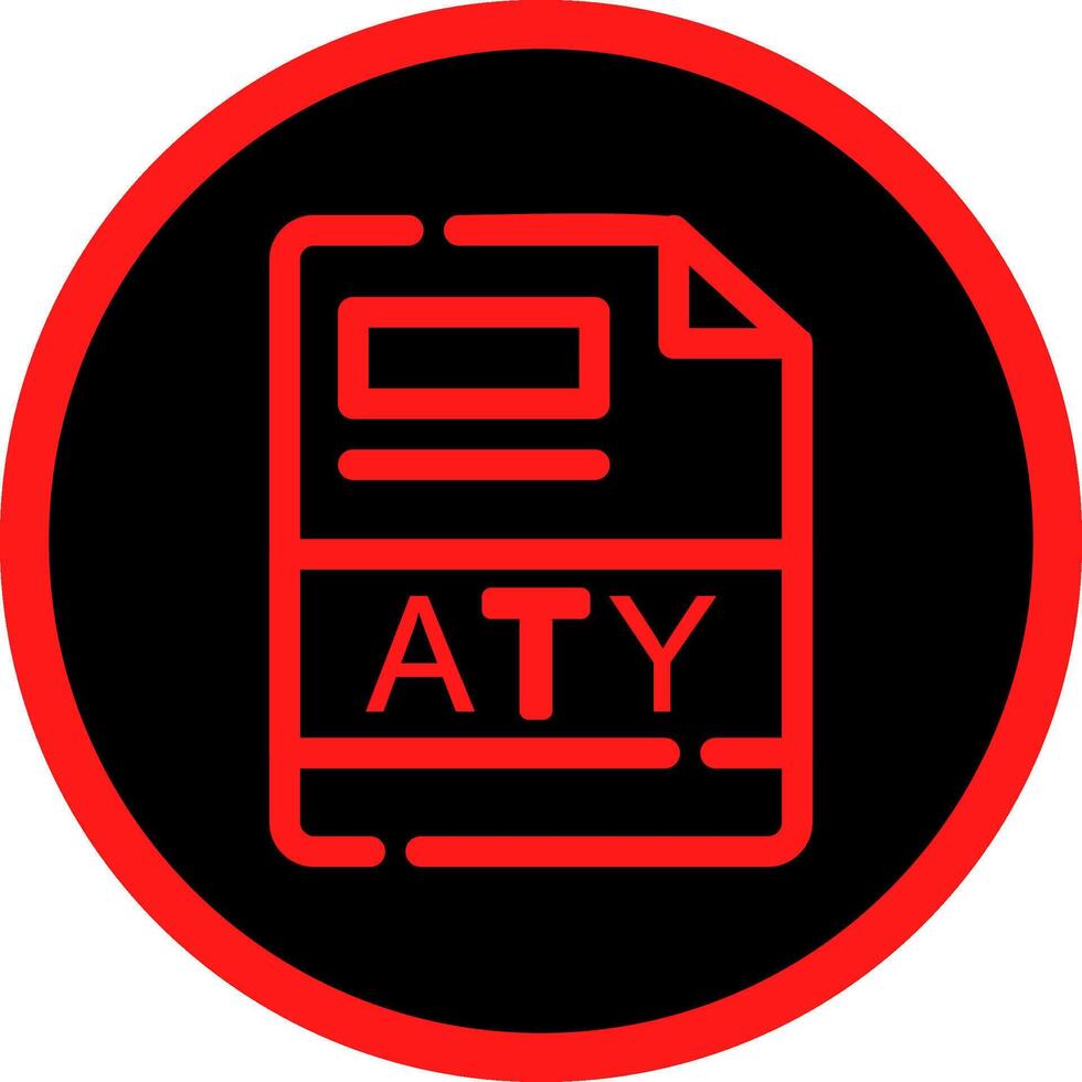 aty kreativ Symbol Design vektor