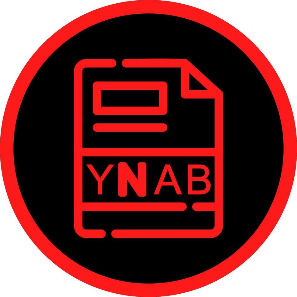 ynab kreativ ikon design vektor