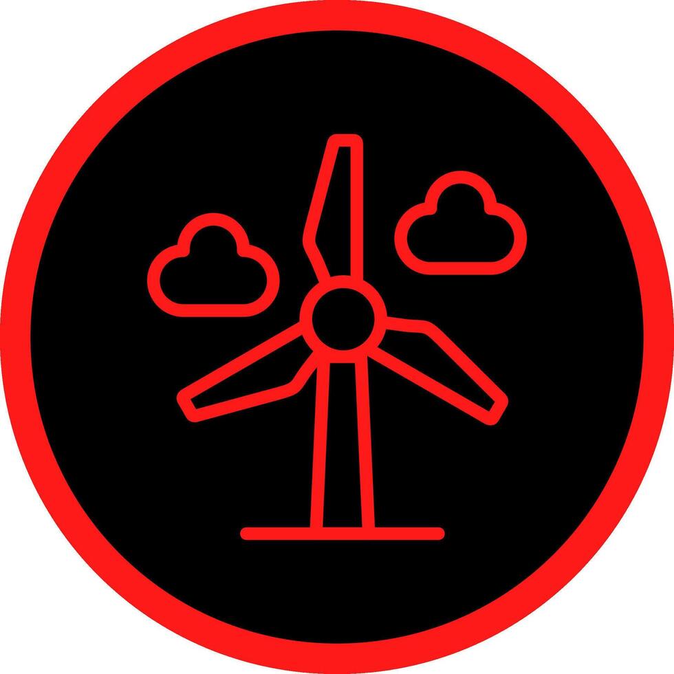 Wind Leistung kreativ Symbol Design vektor