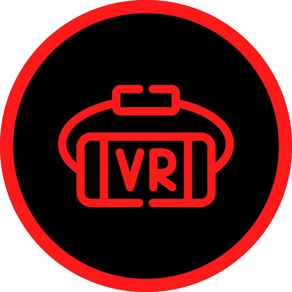 vr Brille kreativ Symbol Design vektor