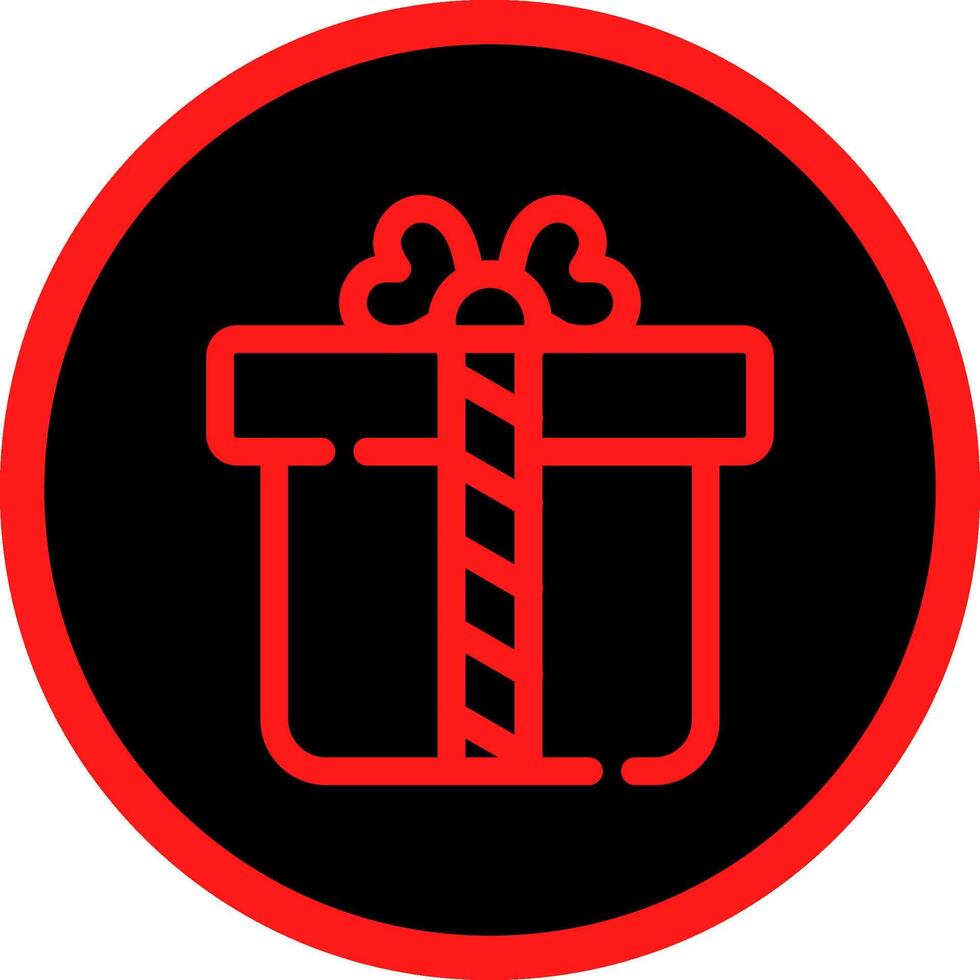 Geschenkbox kreatives Icon-Design vektor