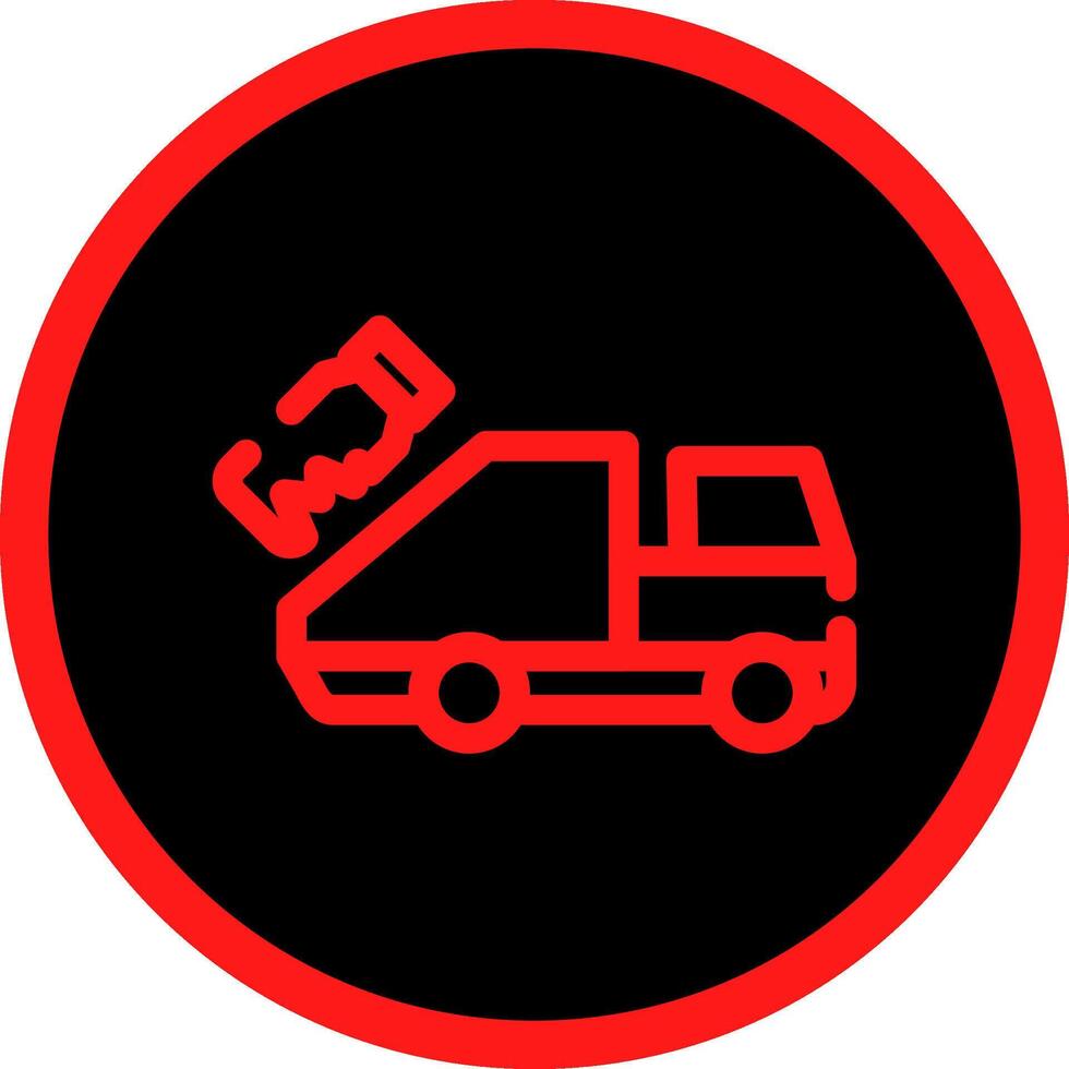 Müll LKW kreativ Symbol Design vektor