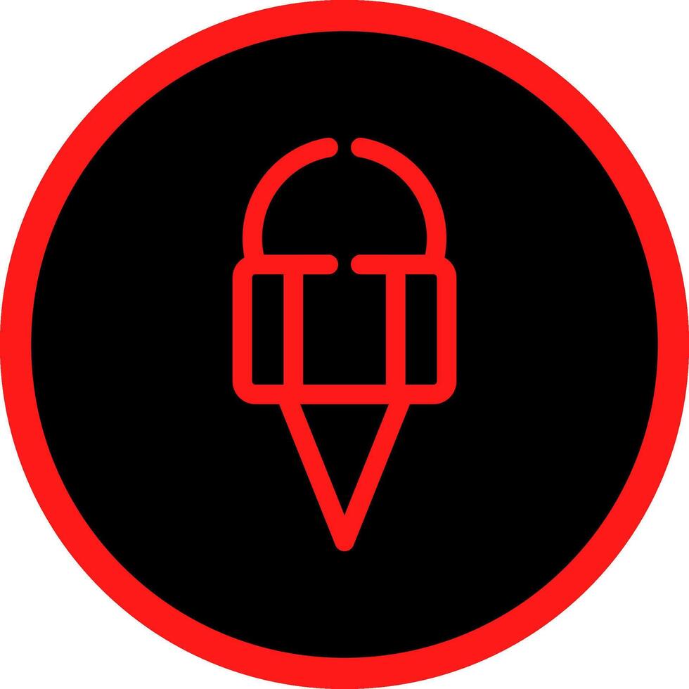 Eis kreatives Icon-Design vektor