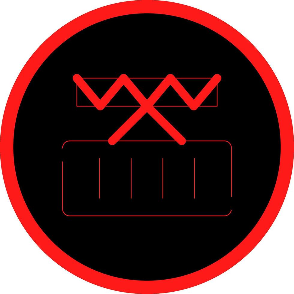 Kran kreatives Icon-Design vektor