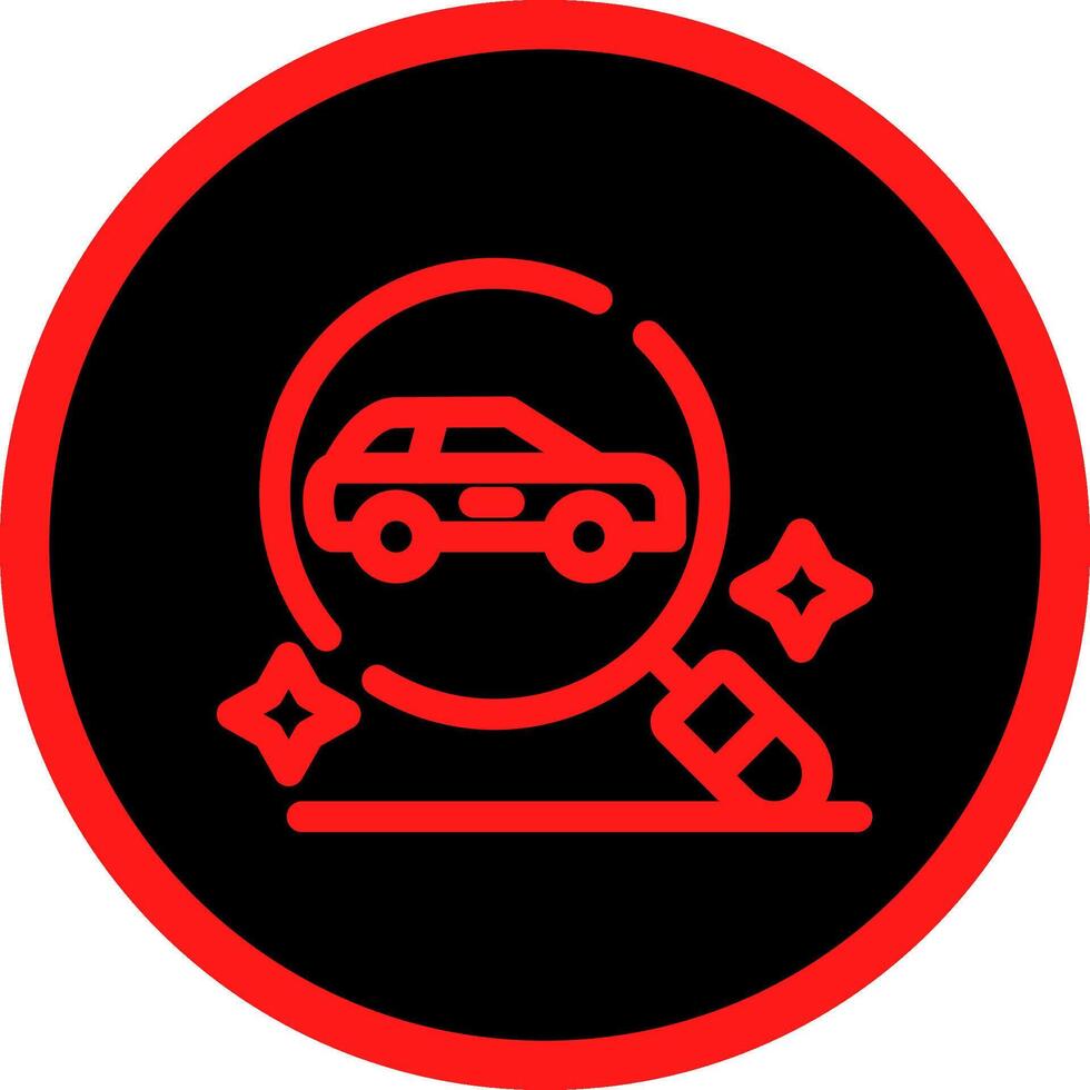 Auto Finder kreativ Symbol Design vektor