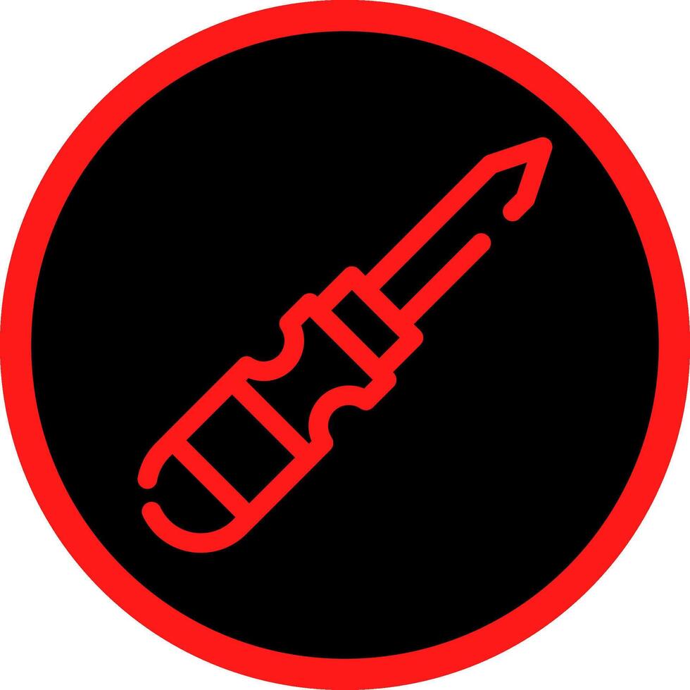 Bradawl kreatives Icon-Design vektor