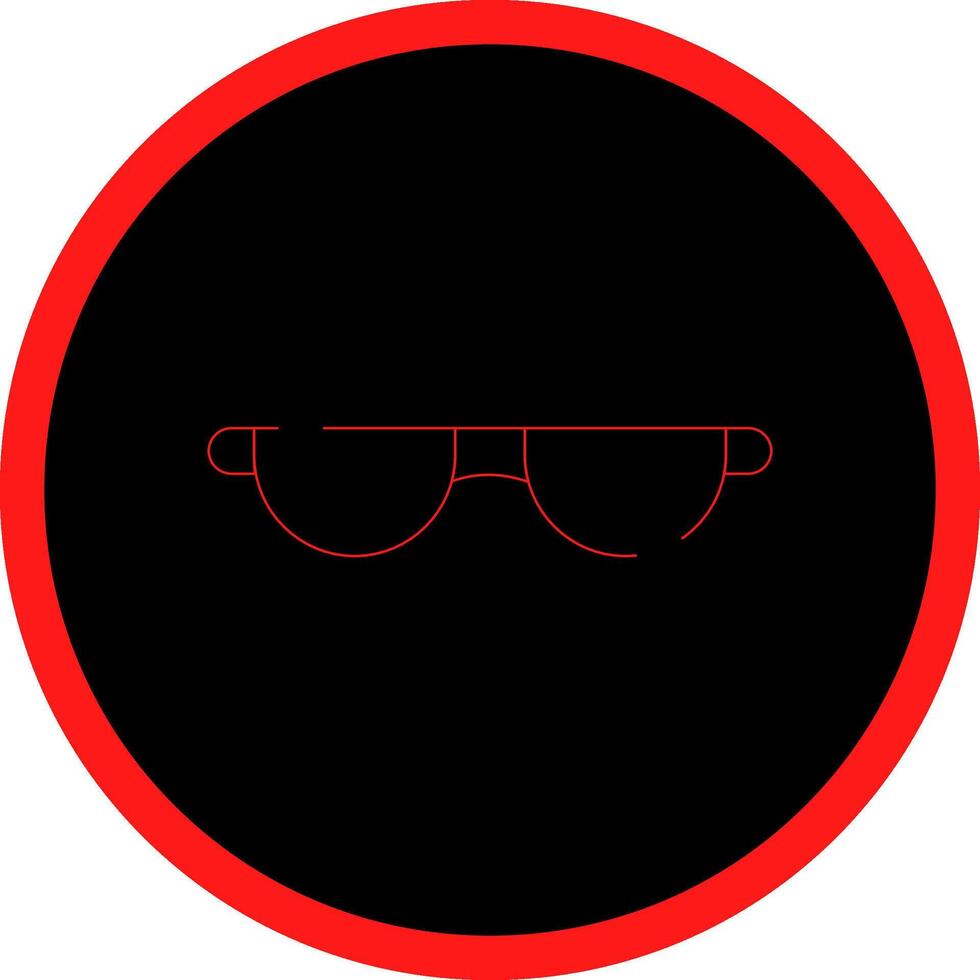 Brille kreatives Icon-Design vektor