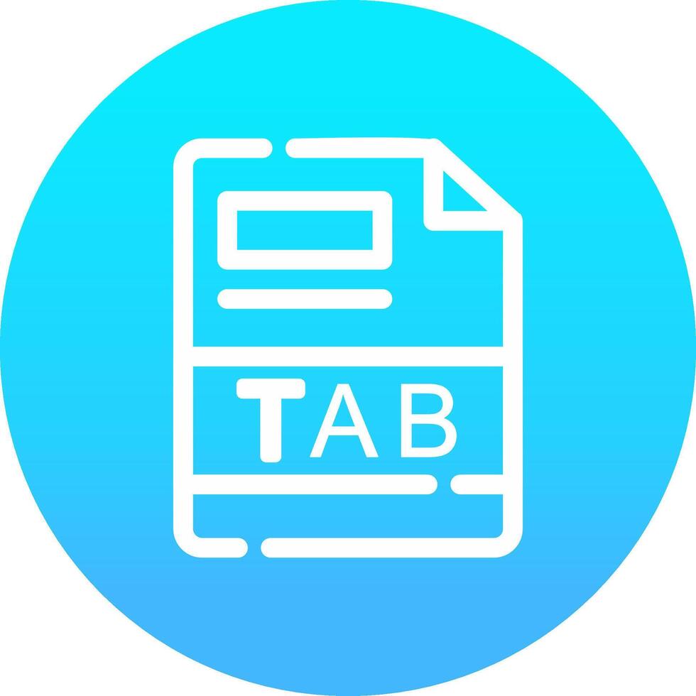 Tab kreativ Symbol Design vektor