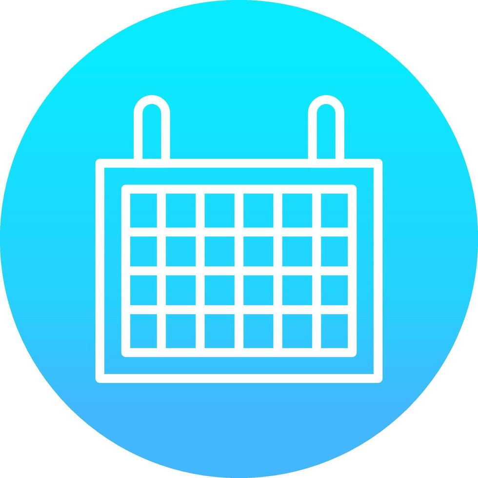 Kalender kreatives Icon-Design vektor