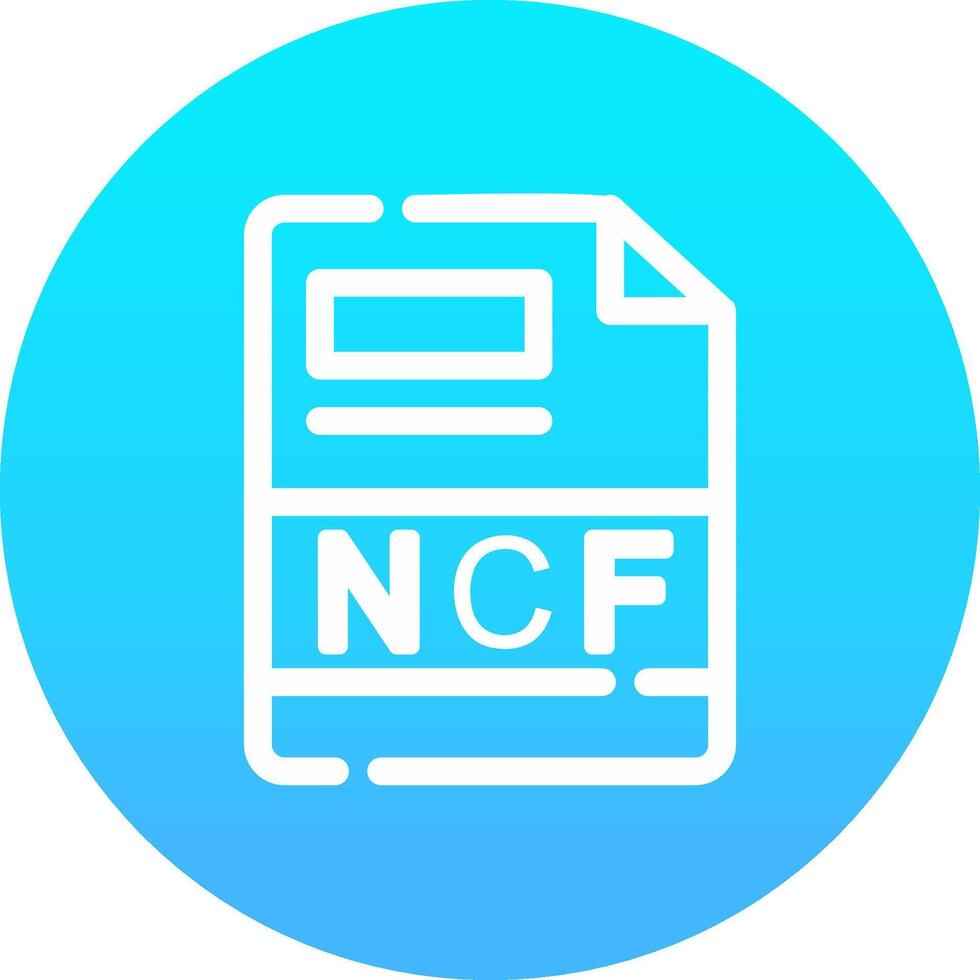 ncf kreativ Symbol Design vektor