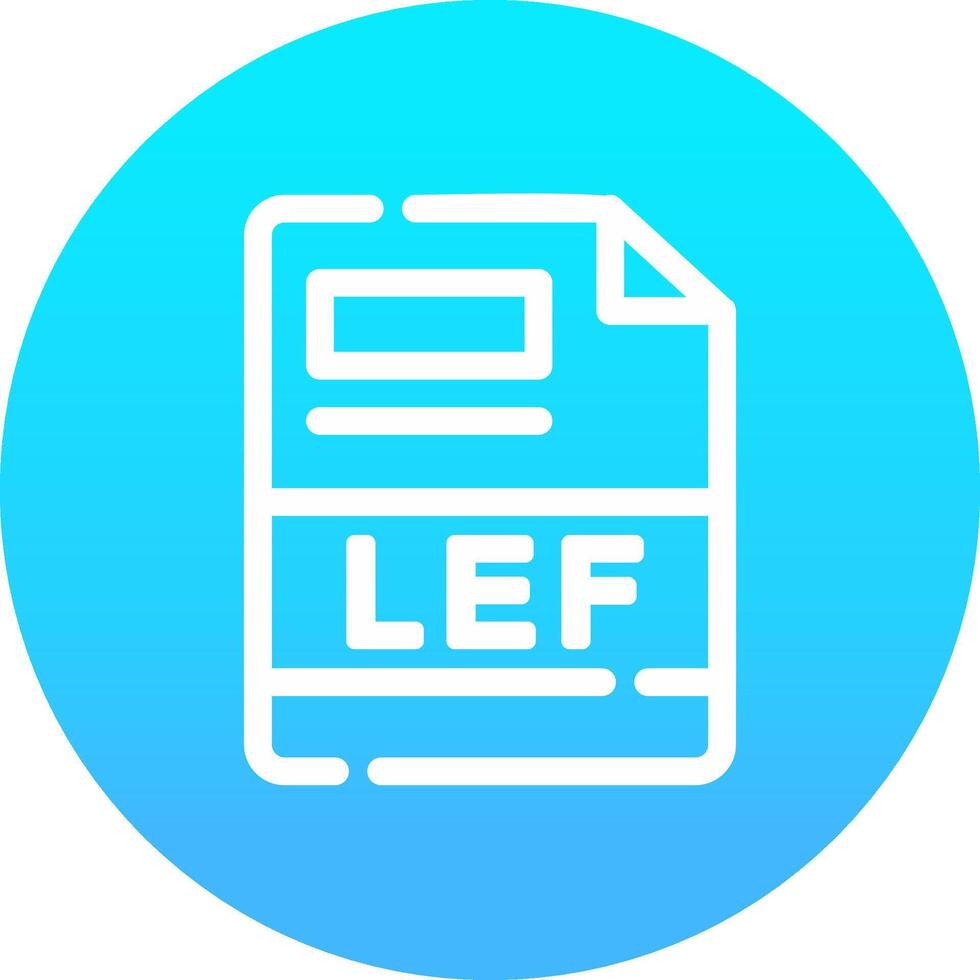 lef kreativ Symbol Design vektor